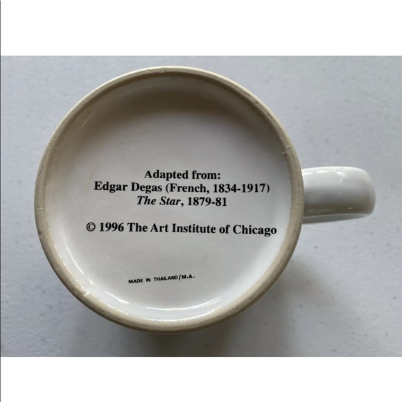 The Art Institute Of Chicago DEGAS Edgar 1996 Mug - Picture 11 of 12